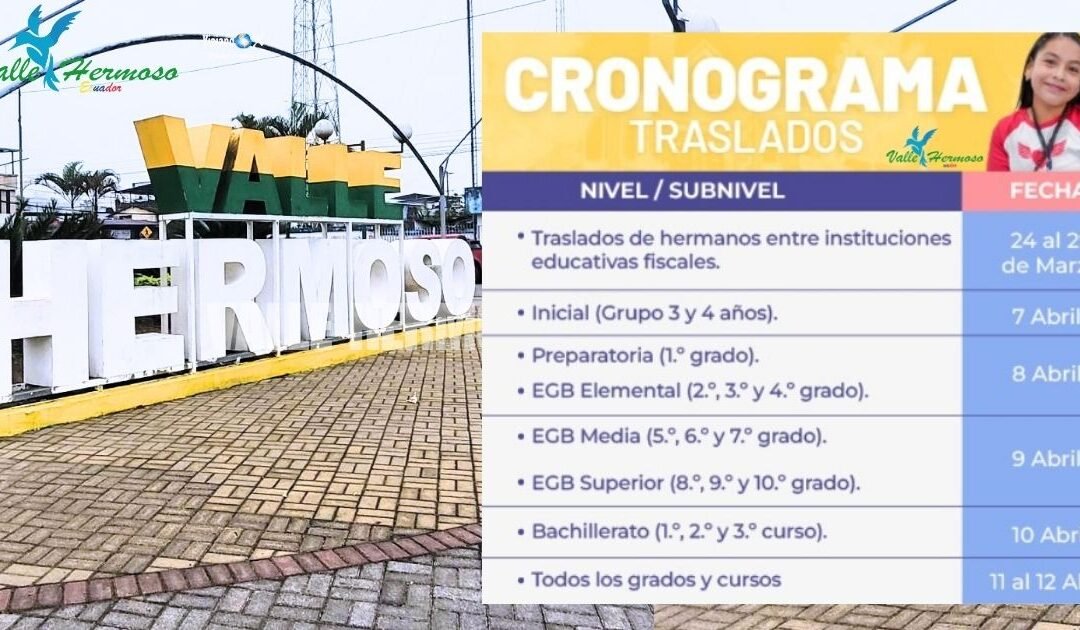 Traslados Escolares Ecuador 2026-2027