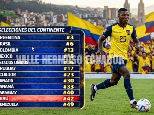 Ecuador en el Ranking FIFA