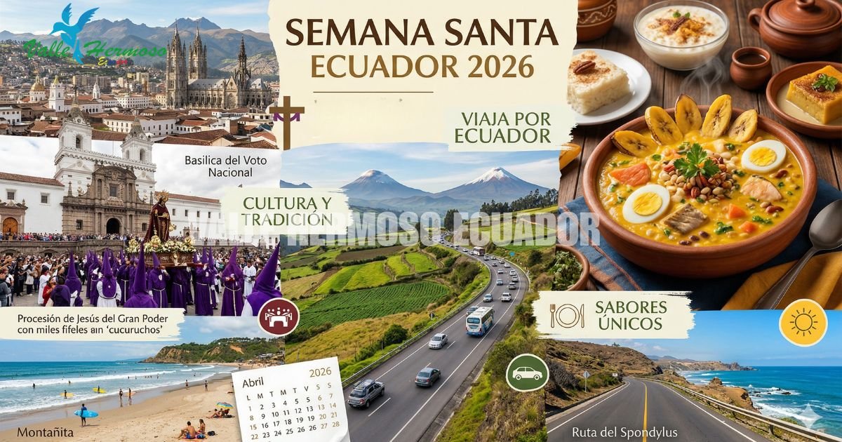 🕊️ Semana Santa 2026: Guía del Feriado en Ecuador